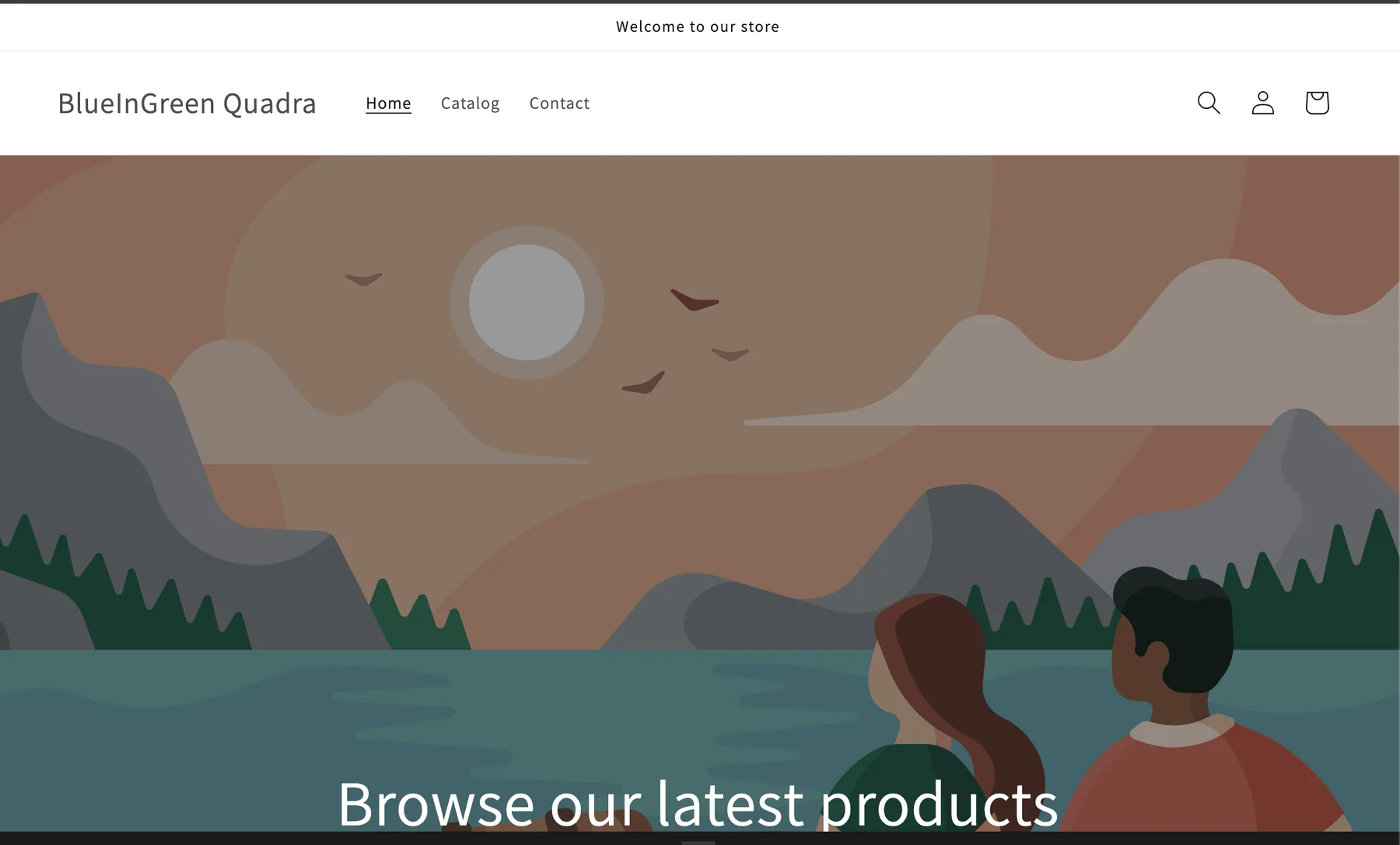 Quadra print-on-demand platform visual.